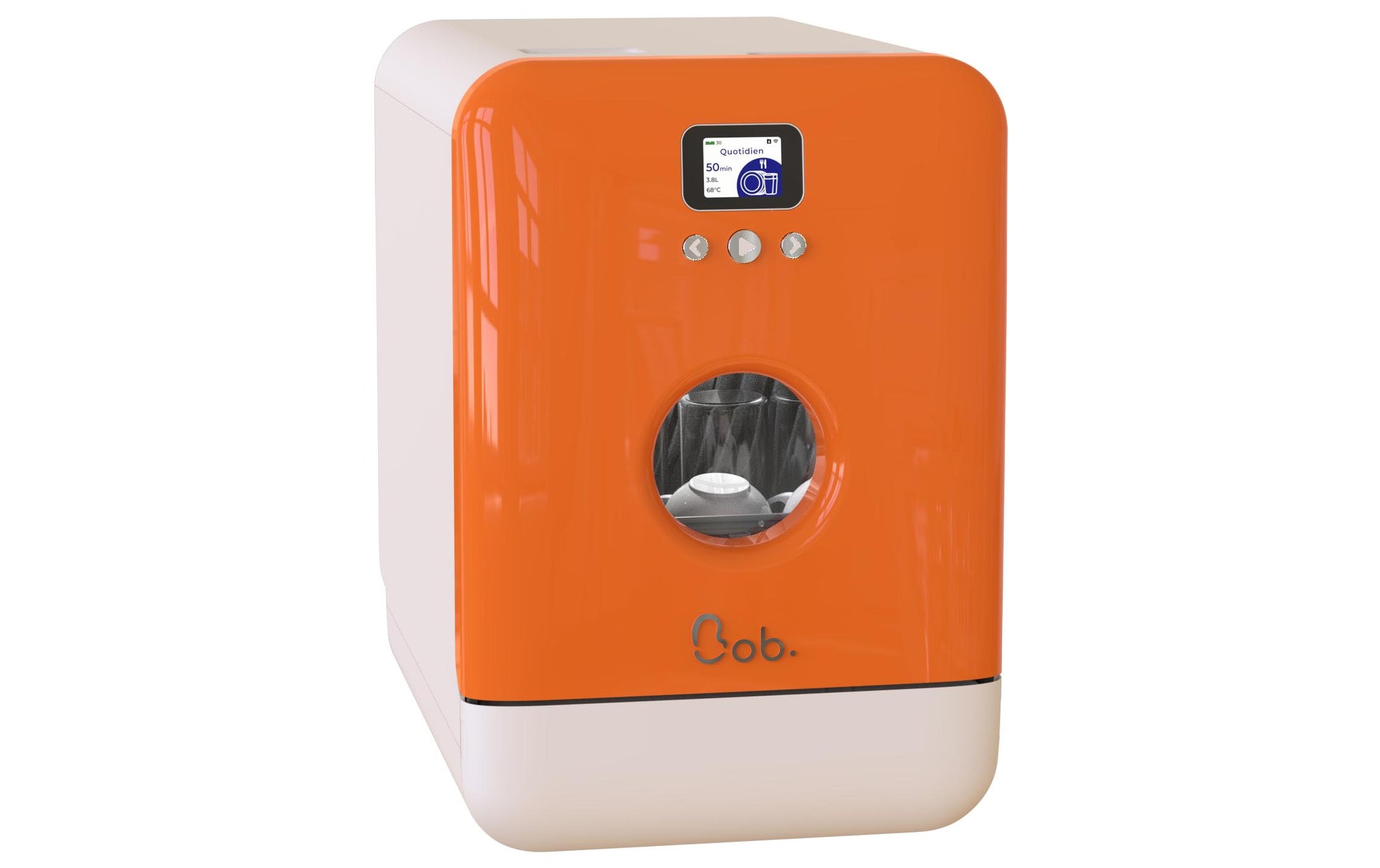 Tischgeschirrspüler Bob Orange/Weiss - MEGART