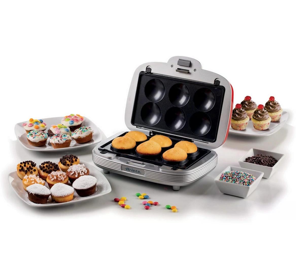 Multifunktionsgrill Party Time ARI - 1972 - RD 700 W, Rot/Weiss - MEGART