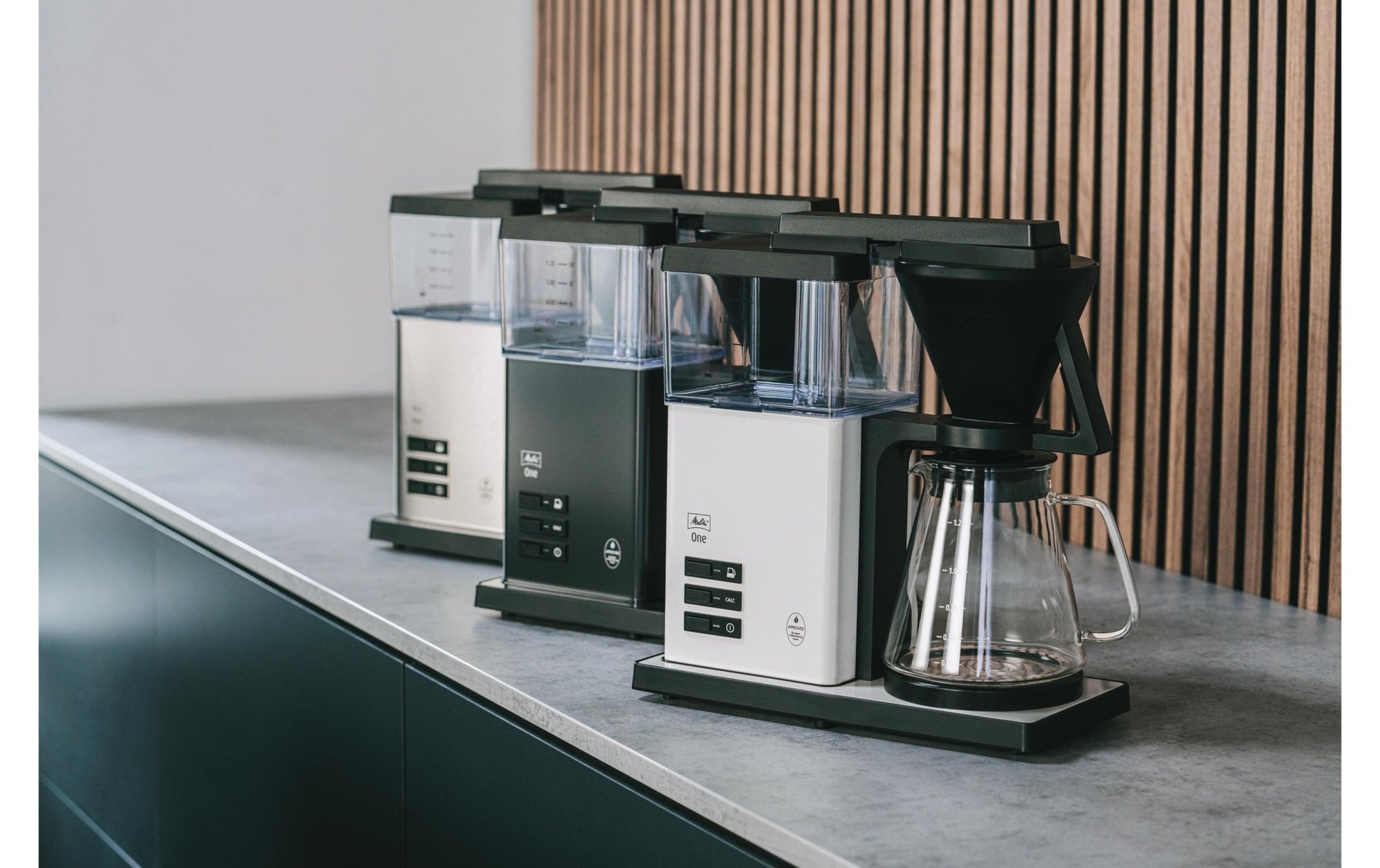 Filterkaffeemaschine One Schwarz/Weiss - MEGART