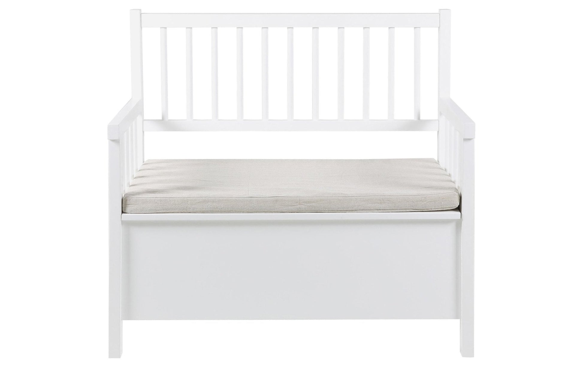 Sitzbank Aster 90 x 48 x 85 cm, Weiss - MEGART