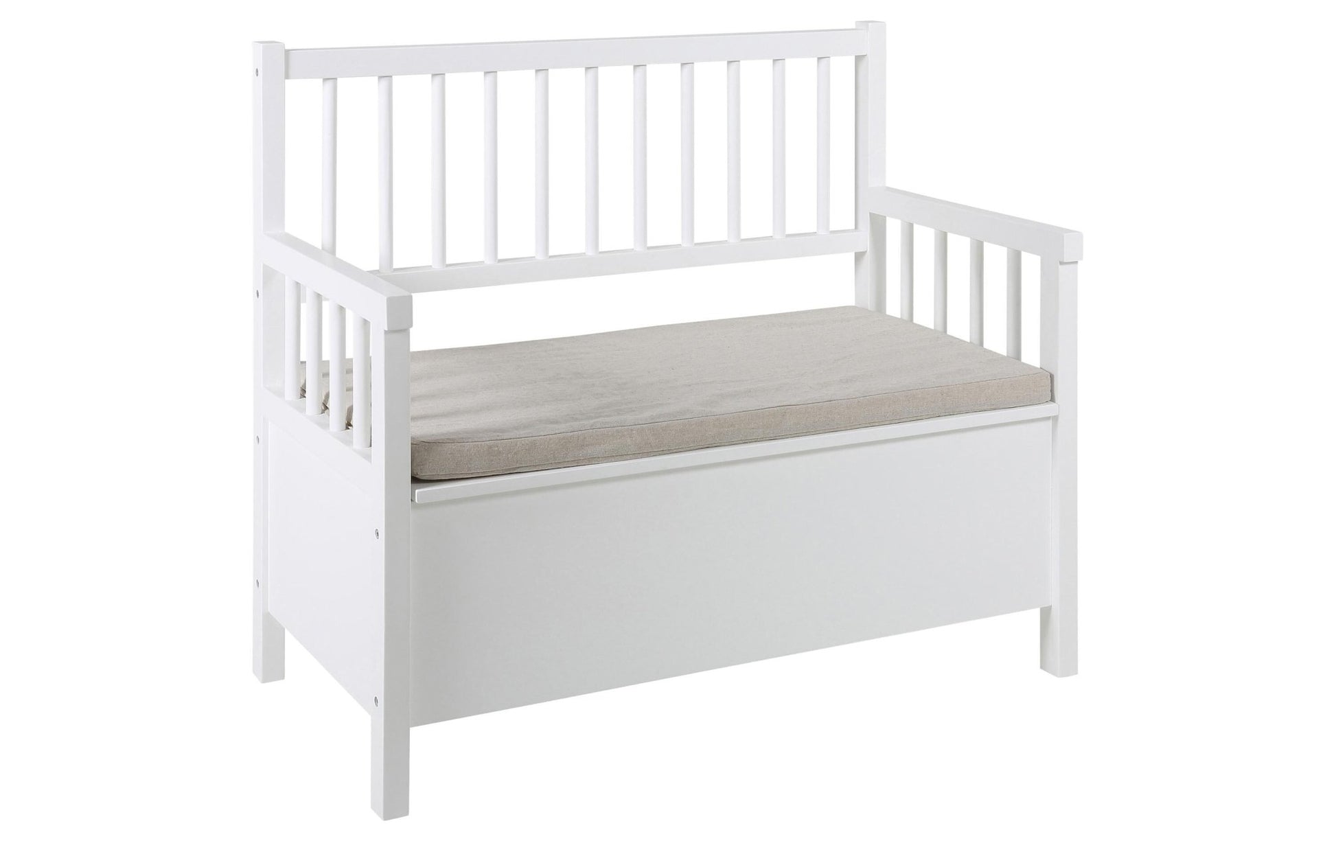 Sitzbank Aster 90 x 48 x 85 cm, Weiss - MEGART