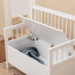 Sitzbank Aster 90 x 48 x 85 cm, Weiss - MEGART