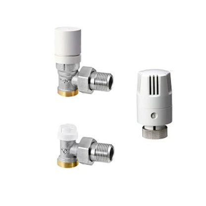 Thermostatventil Und Winkelregulator Für Copper - Oder Polyethylentrohr - MEGART