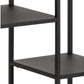 Regal Newcastle 79.5 x 30 x 86 cm, Schwarz - MEGART