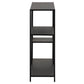 Regal Newcastle 79.5 x 30 x 86 cm, Schwarz - MEGART