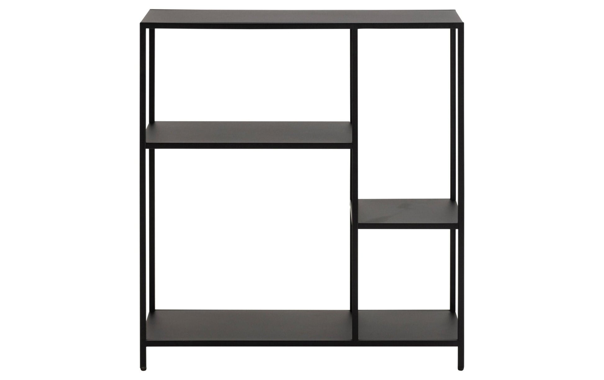Regal Newcastle 79.5 x 30 x 86 cm, Schwarz - MEGART