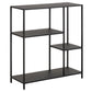 Regal Newcastle 79.5 x 30 x 86 cm, Schwarz - MEGART