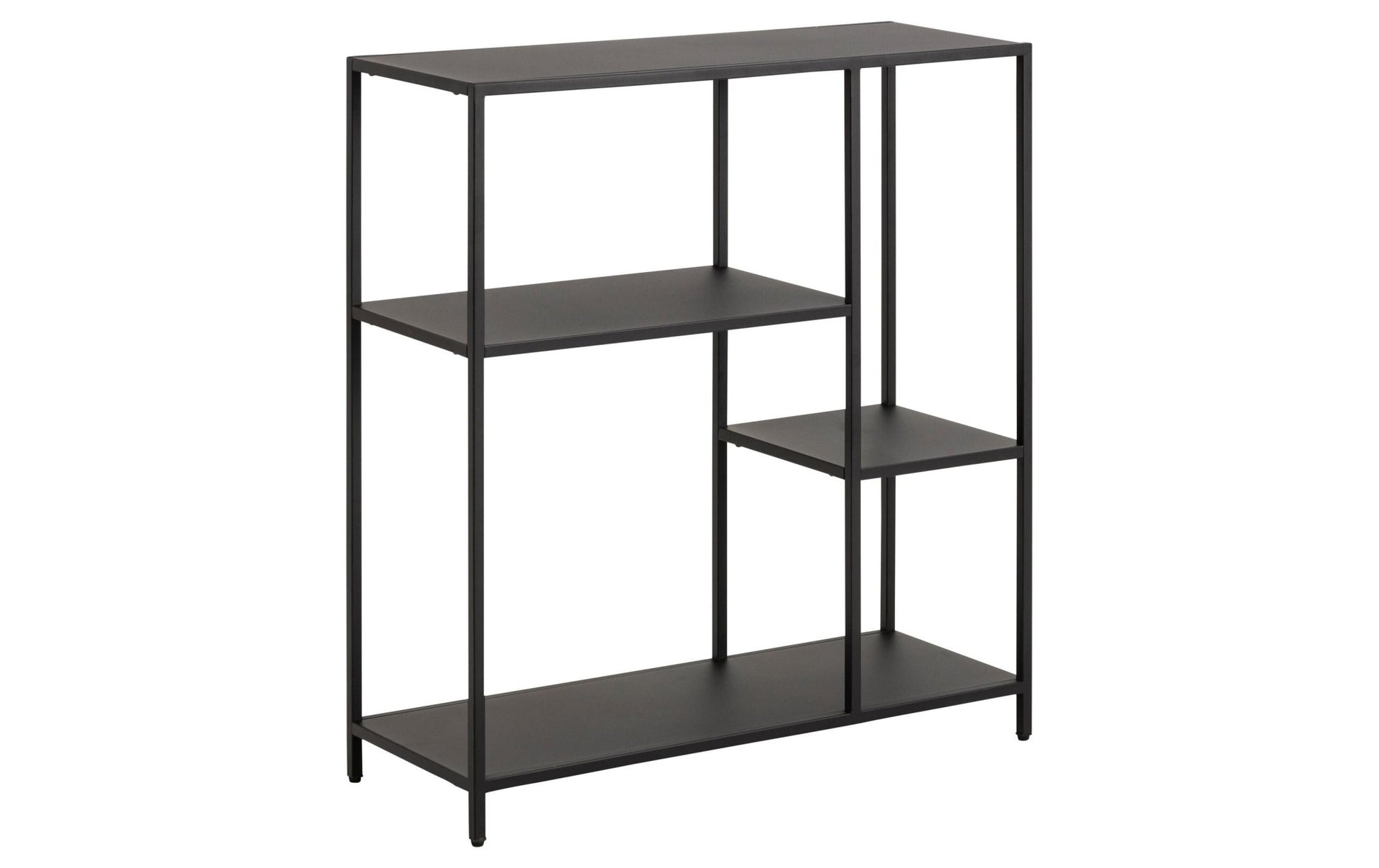 Regal Newcastle 79.5 x 30 x 86 cm, Schwarz - MEGART