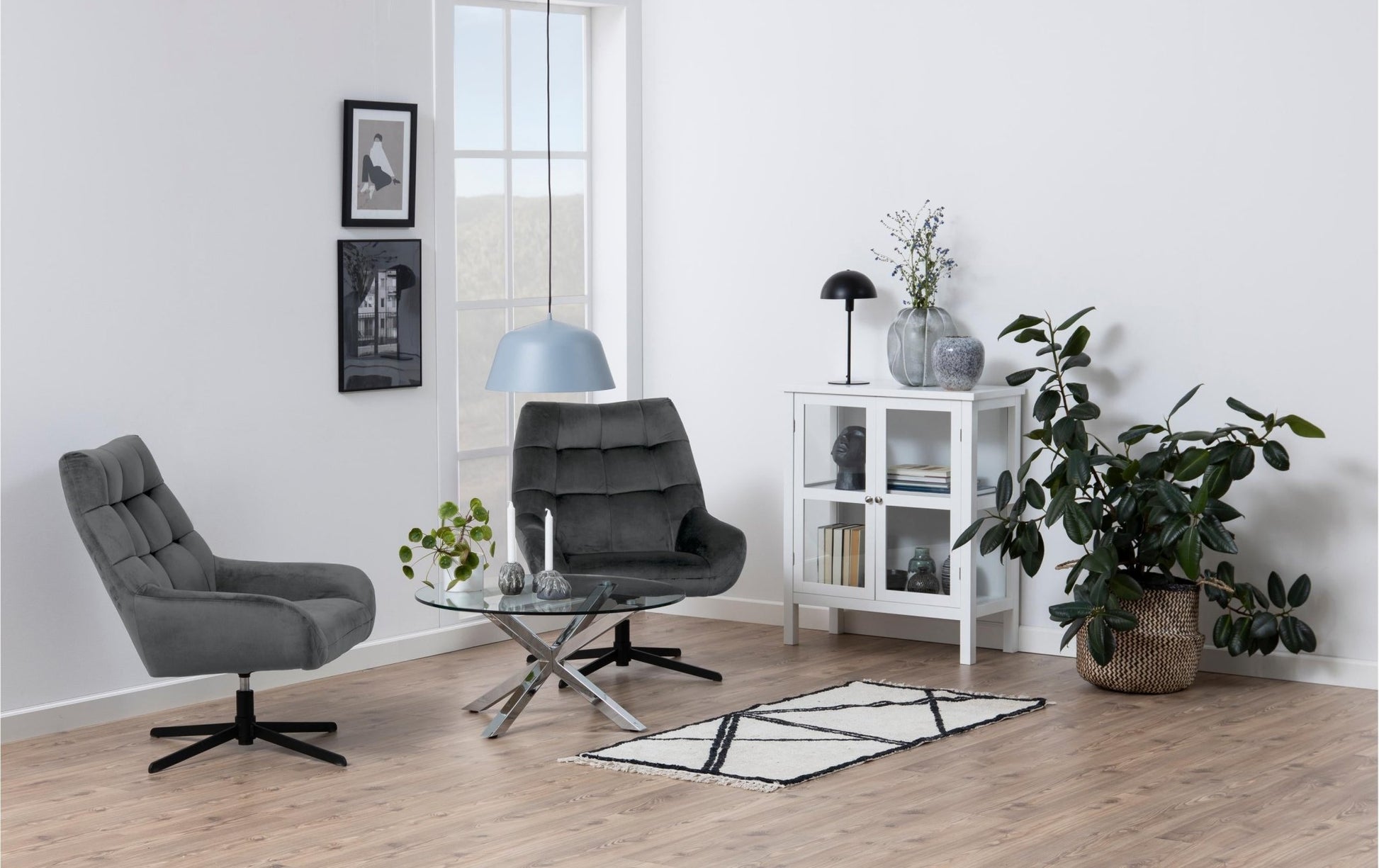 Sessel Paris Dunkelgrau - MEGART