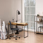 Regal Seaford 77 x 35 x 114 cm, Nature/Schwarz - MEGART