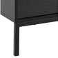 TV - Möbel Seaford 140 x 40 x 45 cm, Schwarz - MEGART