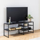 TV - Möbel Seaford 120 x 33 x 46 cm, Schwarz - MEGART