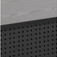 TV - Möbel Angus 140 x 40 x 44.5 cm, Schwarz - MEGART