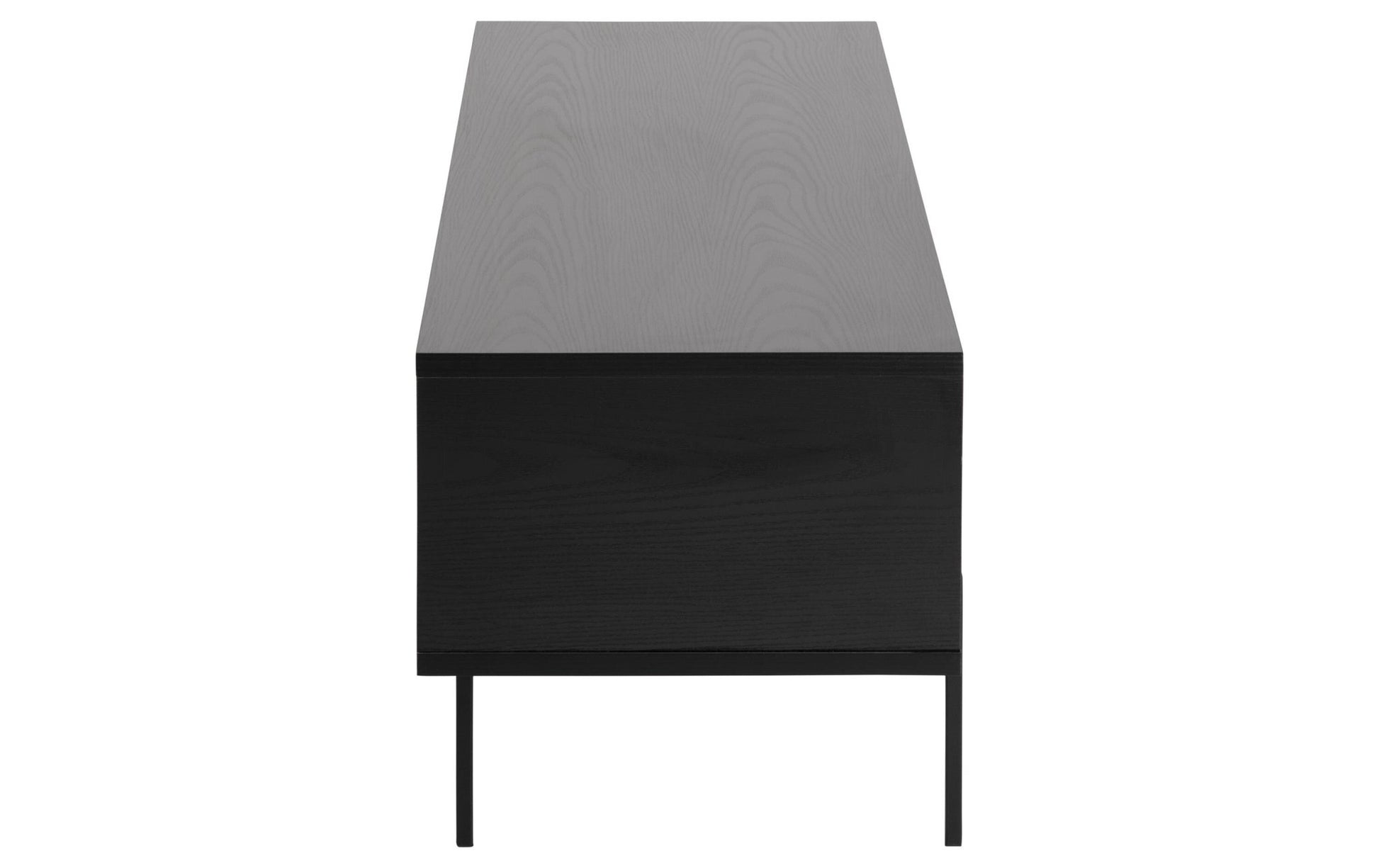 TV - Möbel Angus 140 x 40 x 44.5 cm, Schwarz - MEGART