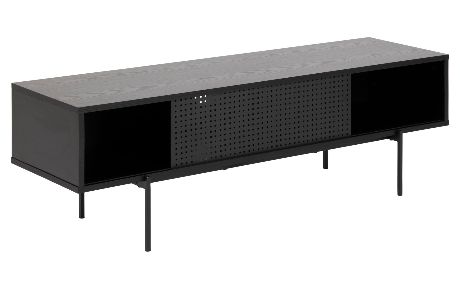 TV - Möbel Angus 140 x 40 x 44.5 cm, Schwarz - MEGART