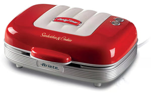 Multifunktionsgrill Party Time ARI - 1972 - RD 700 W, Rot/Weiss - MEGART