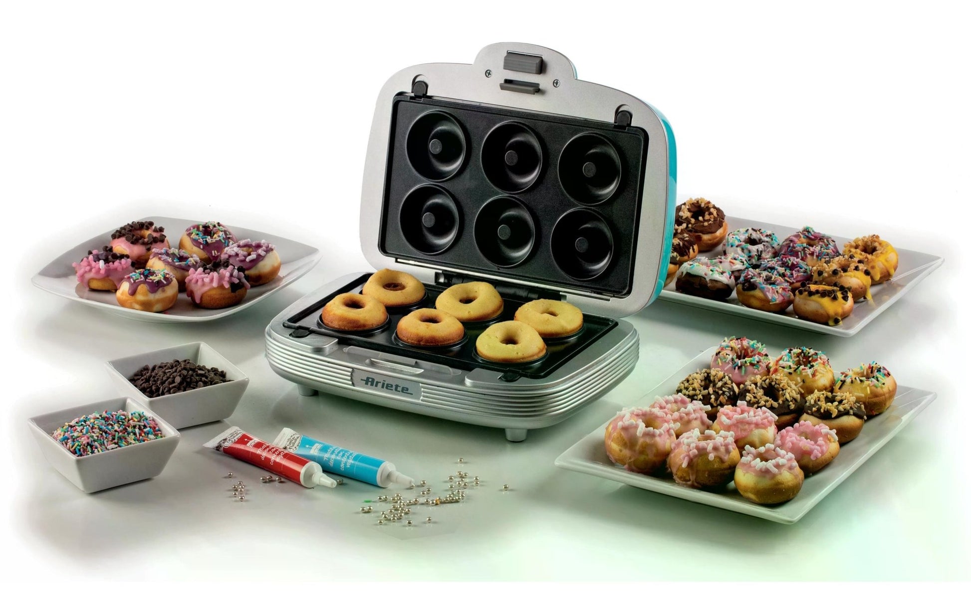 Multifunktionsgrill Party Time ARI - 1972 - BL 700 W, Blau - MEGART