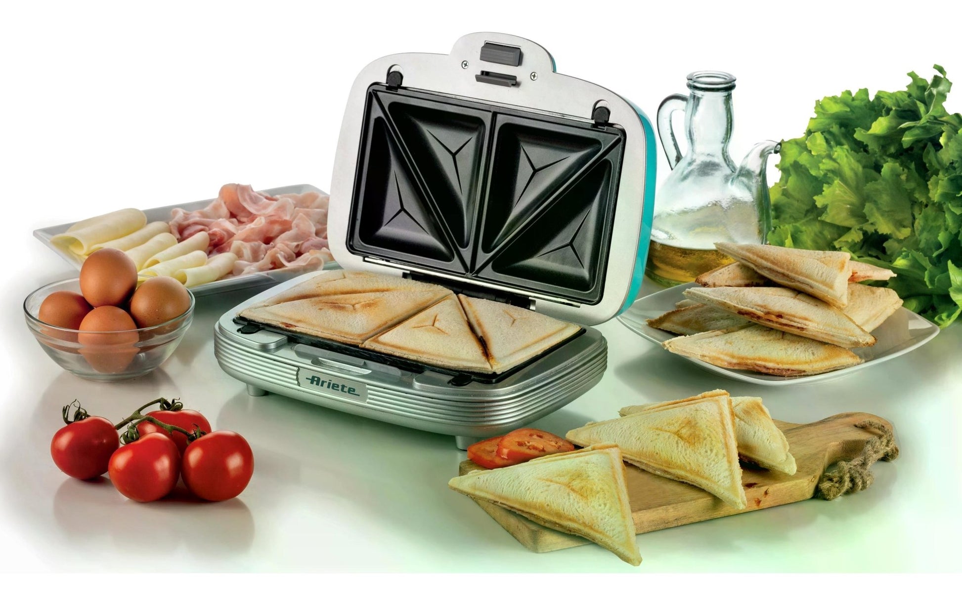 Multifunktionsgrill Party Time ARI - 1972 - BL 700 W, Blau - MEGART