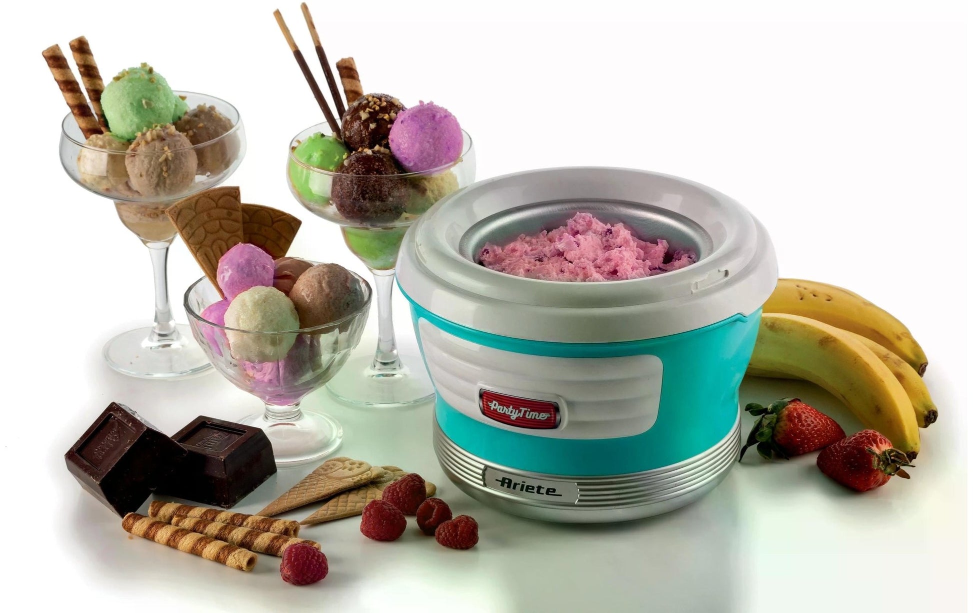 Glacemaschine Party Time ARI - 643 - BL 1.5 l, Blau/Weiss - MEGART