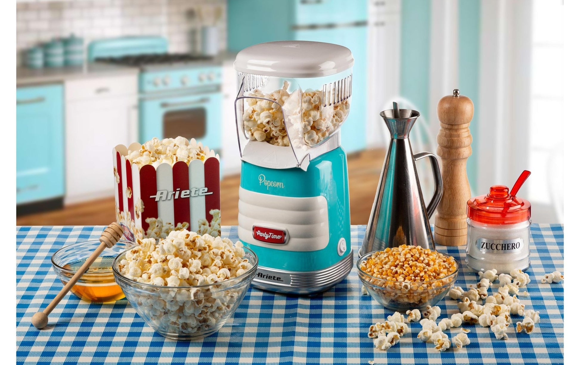 Popcorn Maschine Party Time ARI - 2956 - BL Blau - MEGART