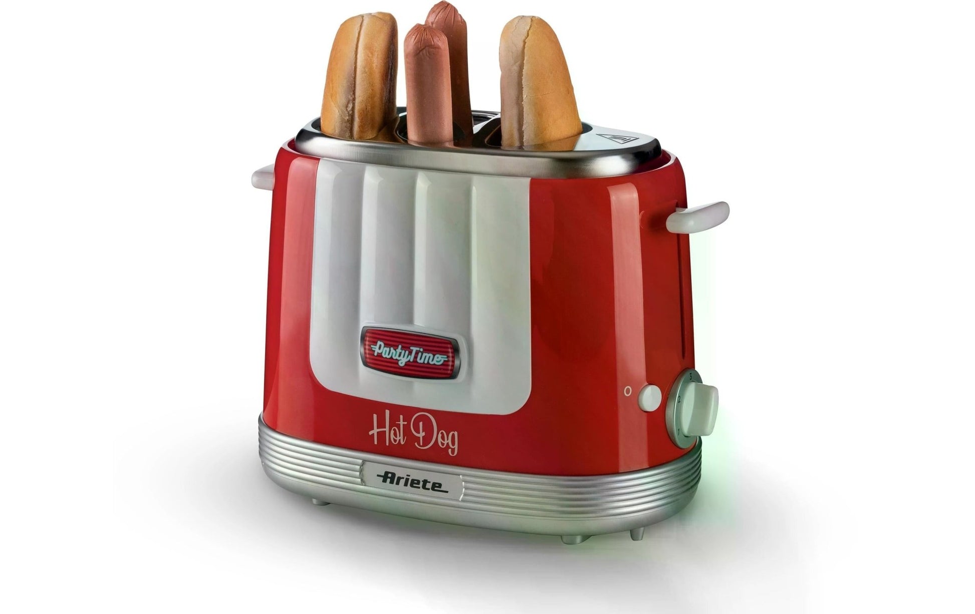 Hot Dog Maschine Party Time ARI - 206 - RD Rot/Weiss - MEGART