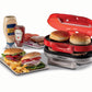 Hamburger - Grill Party Time ARI - 205 - RD 1200 W, Rot/Weiss - MEGART