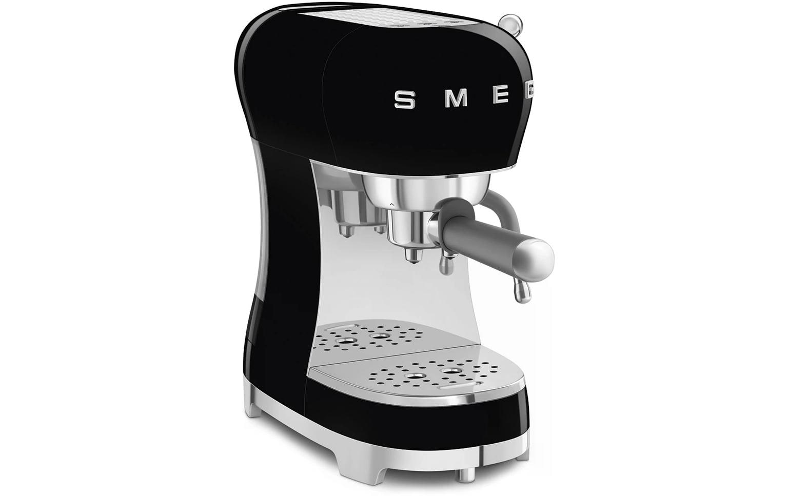 Siebträgermaschine 50's Style ECF02BLEU Schwarz - MEGART