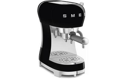 Siebträgermaschine 50's Style ECF02BLEU Schwarz - MEGART
