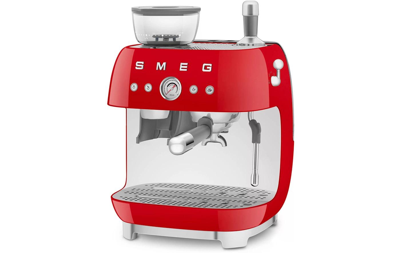 Siebträgermaschine 50's Style EGF03RDEU Rot - MEGART