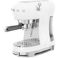 Siebträgermaschine 50's Style ECF02WHEU Weiss - MEGART
