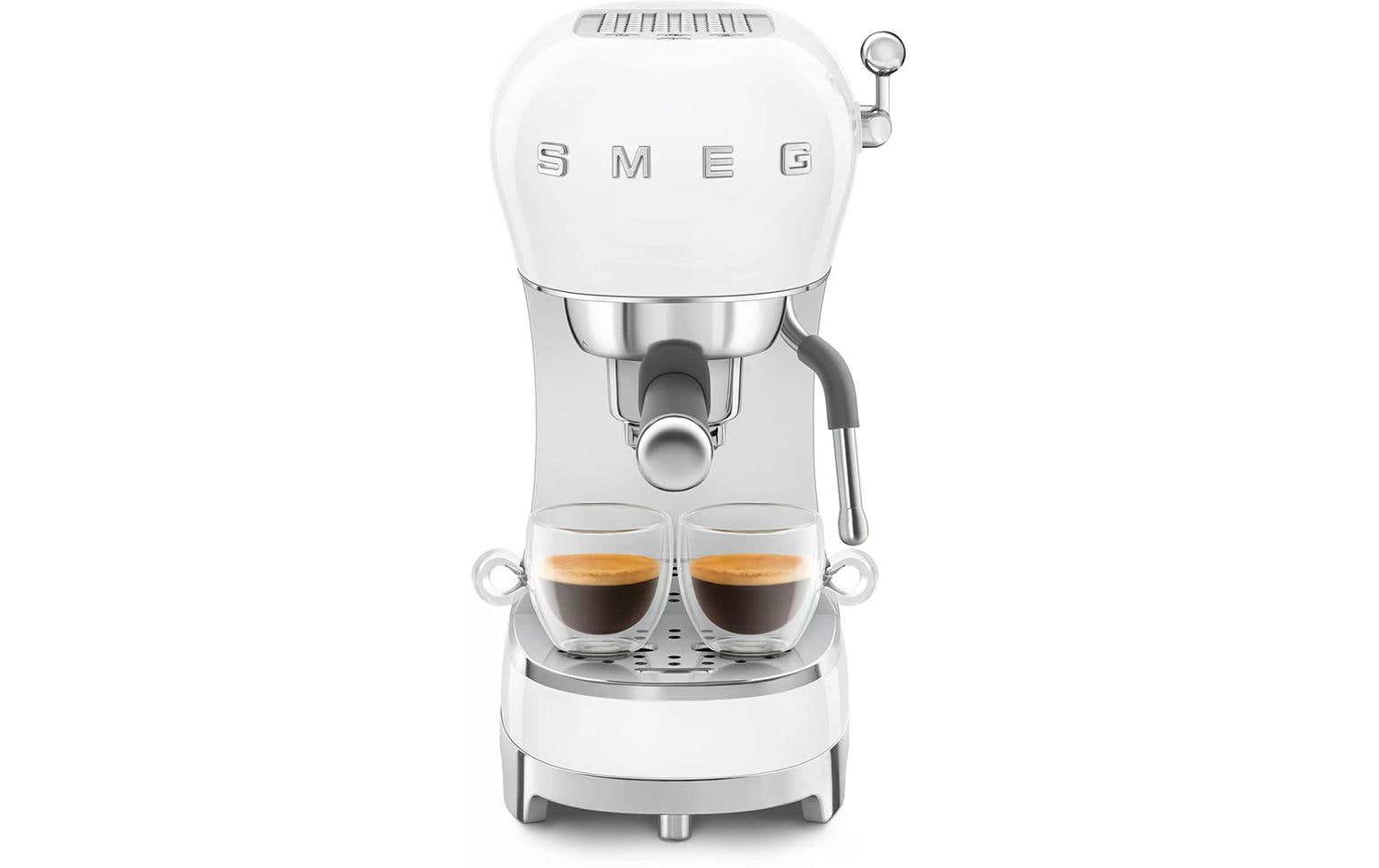 Siebträgermaschine 50's Style ECF02WHEU Weiss - MEGART