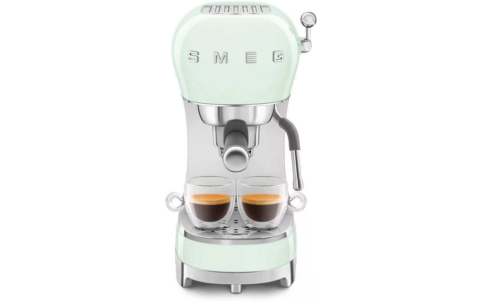 Siebträgermaschine 50's Style ECF02PGEU Grün - MEGART