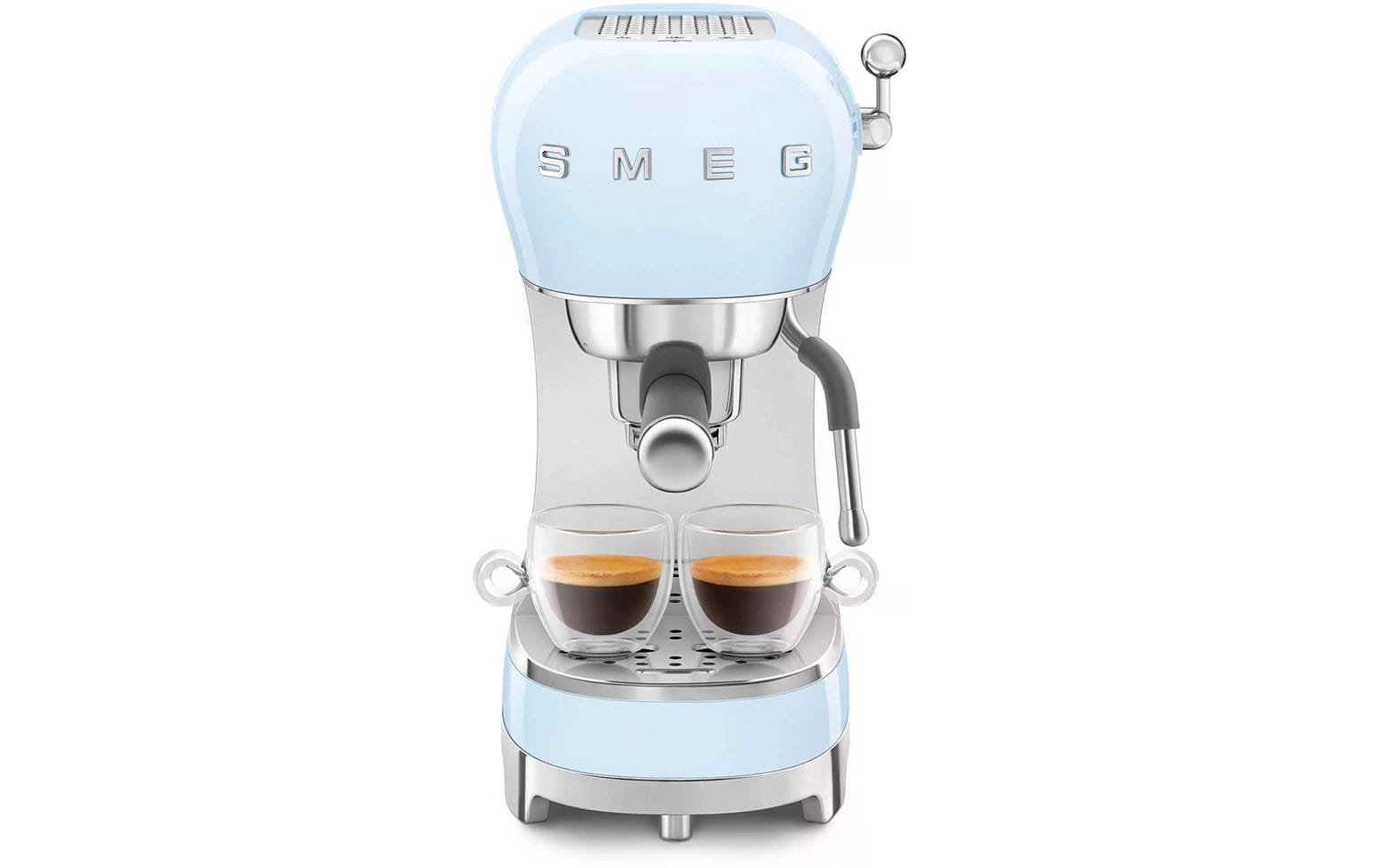 Siebträgermaschine 50's Style ECF02PBEU Blau - MEGART