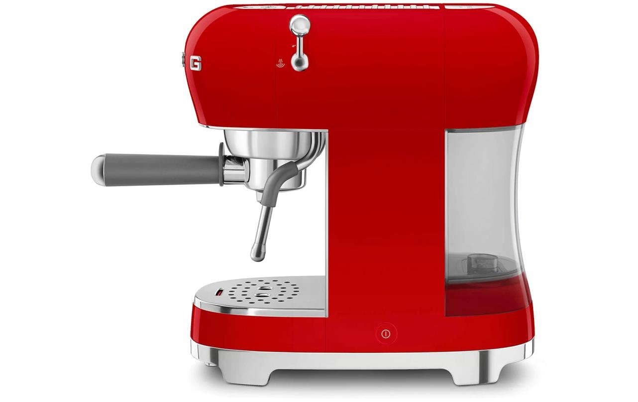 Siebträgermaschine 50's Style ECF02RDEU Rot - MEGART