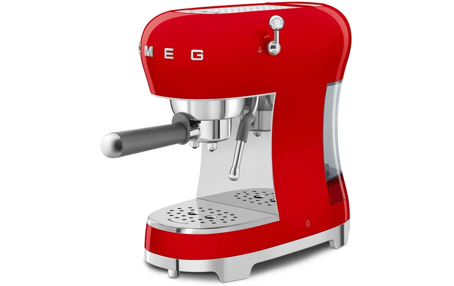 Siebträgermaschine 50's Style ECF02RDEU Rot - MEGART