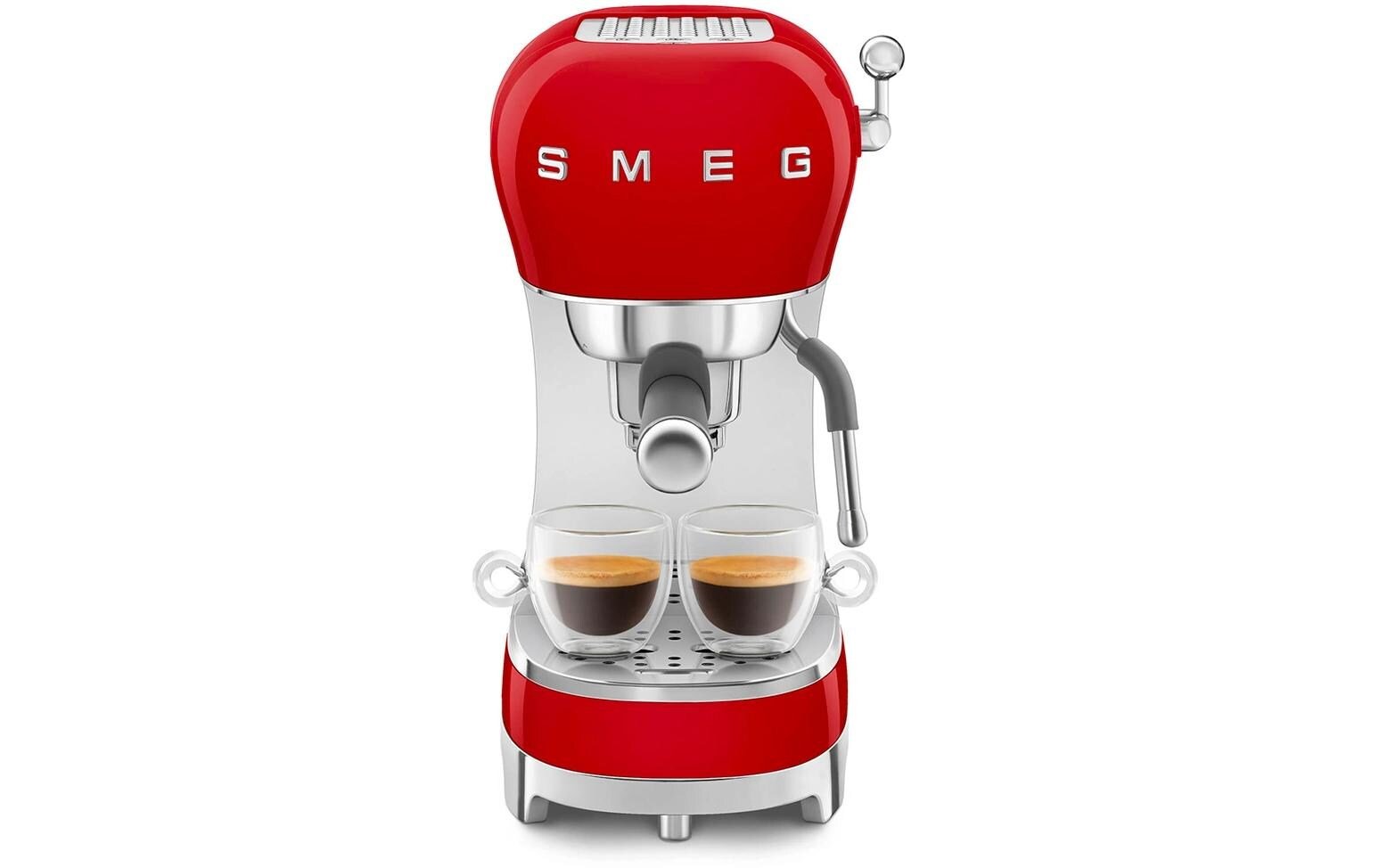 Siebträgermaschine 50's Style ECF02RDEU Rot - MEGART