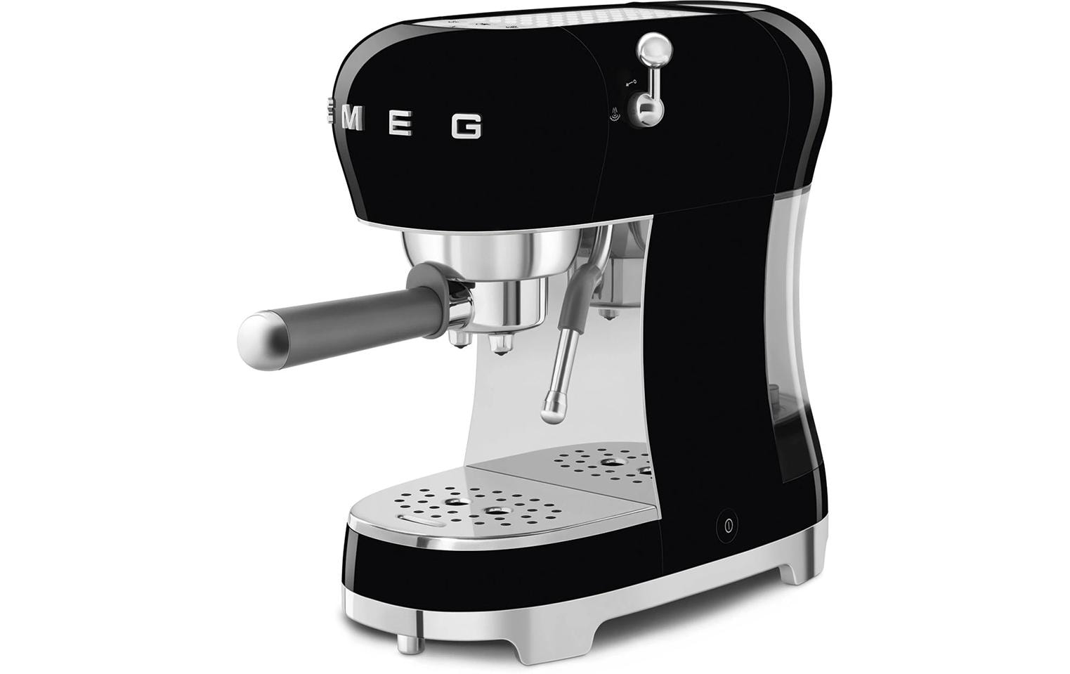 Siebträgermaschine 50's Style ECF02BLEU Schwarz - MEGART