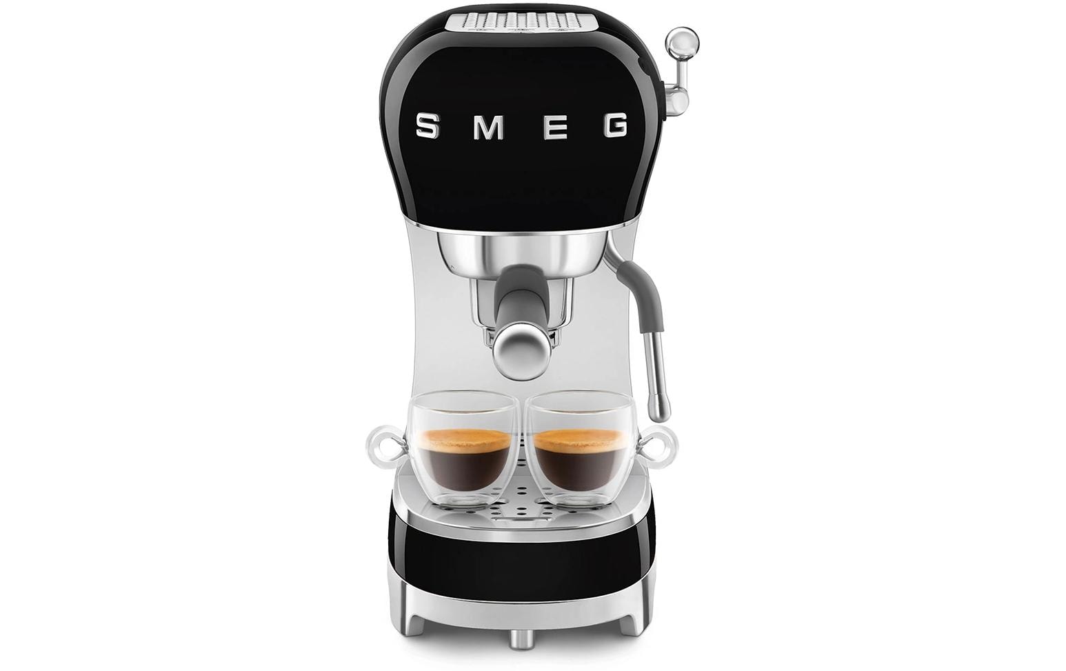 Siebträgermaschine 50's Style ECF02BLEU Schwarz - MEGART