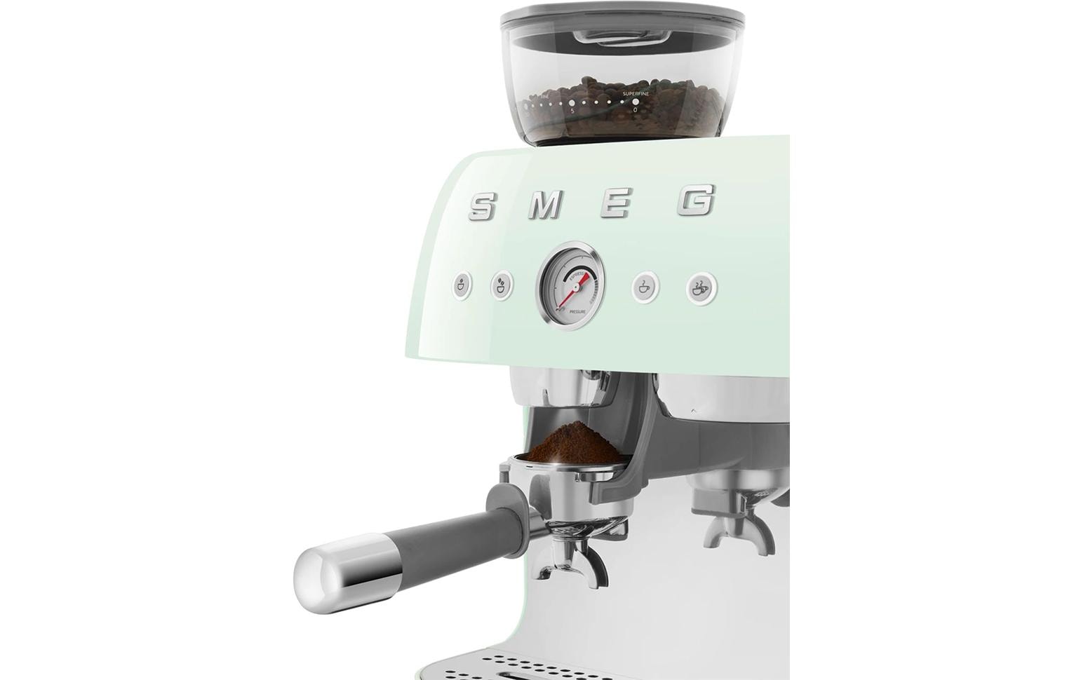 Siebträgermaschine 50's Style EGF03PGEU Grün - MEGART