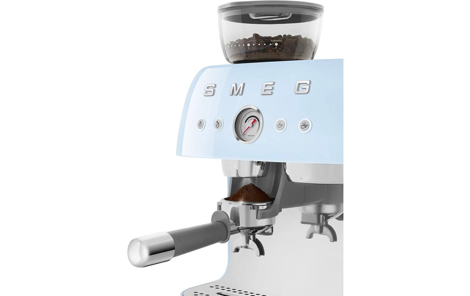 Siebträgermaschine 50's Style EGF03PBEU Blau - MEGART