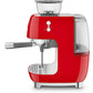 Siebträgermaschine 50's Style EGF03RDEU Rot - MEGART