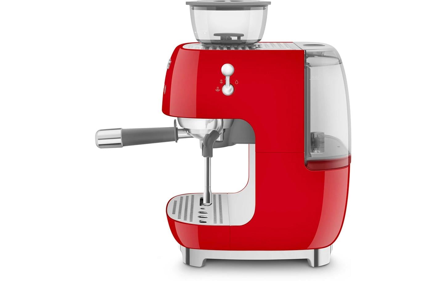 Siebträgermaschine 50's Style EGF03RDEU Rot - MEGART