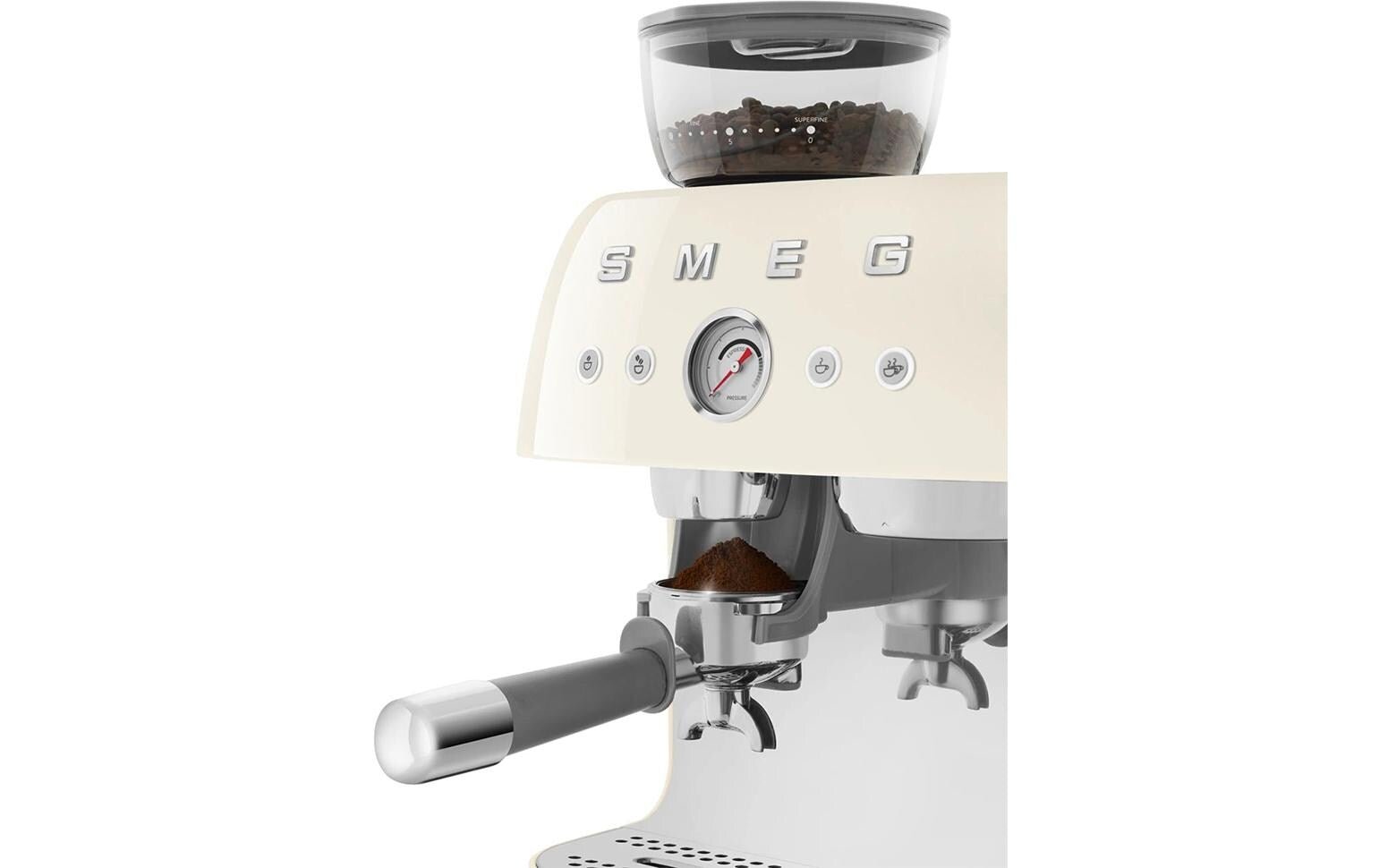 Siebträgermaschine 50's Style EGF03CREU Crème - MEGART