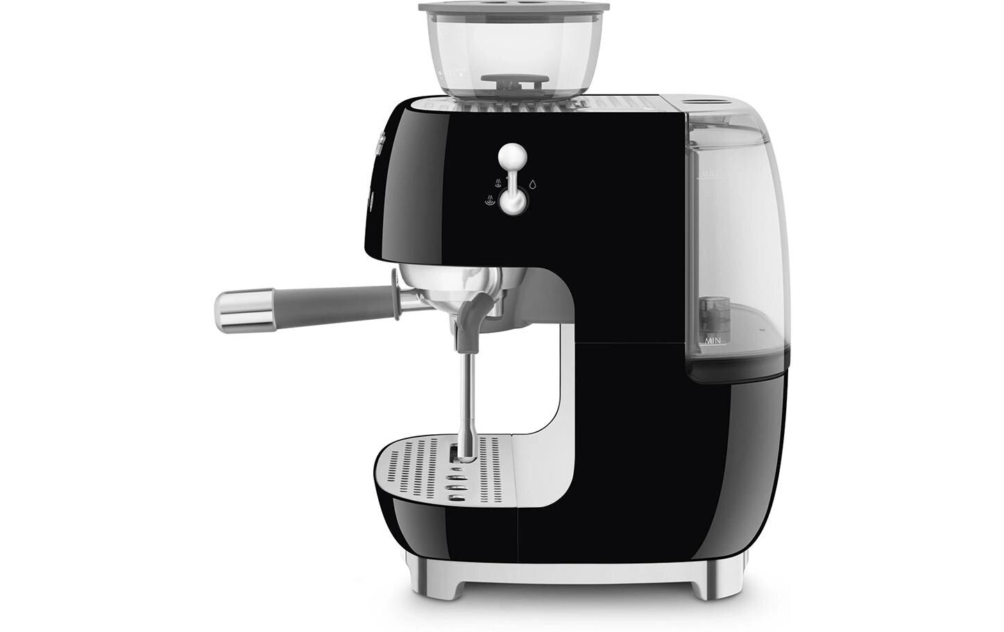 Siebträgermaschine 50's Style EGF03BLEU Schwarz - MEGART