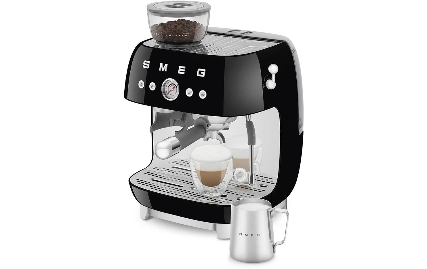 Siebträgermaschine 50's Style EGF03BLEU Schwarz - MEGART