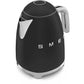 Wasserkocher 50's Style KLF03BLMEU 1.7 l, Schwarz matt - MEGART