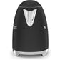 Wasserkocher 50's Style KLF03BLMEU 1.7 l, Schwarz matt - MEGART