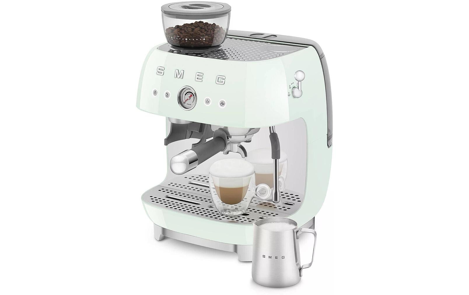 Siebträgermaschine 50's Style EGF03PGEU Grün - MEGART
