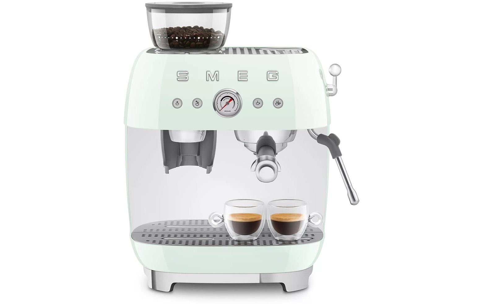 Siebträgermaschine 50's Style EGF03PGEU Grün - MEGART