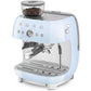 Siebträgermaschine 50's Style EGF03PBEU Blau - MEGART